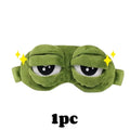 3D Frog Sleep Mask – Soft Natural Sleeping Eyeshade