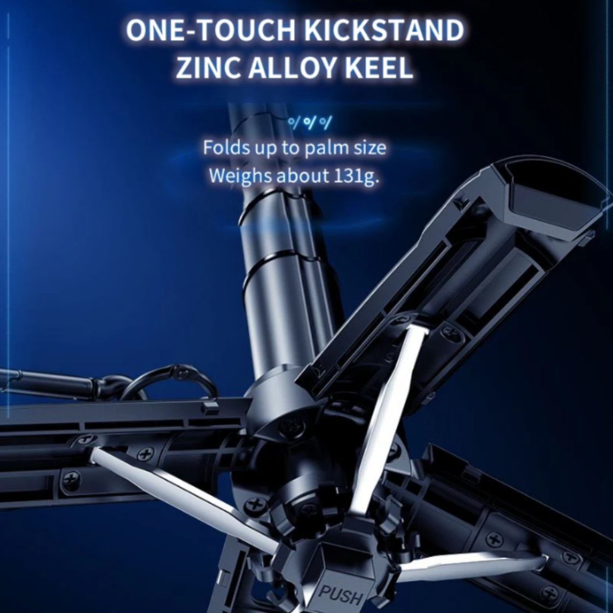 4-in-1 Extendable Selfie Stick Tripod with Detachable Remote